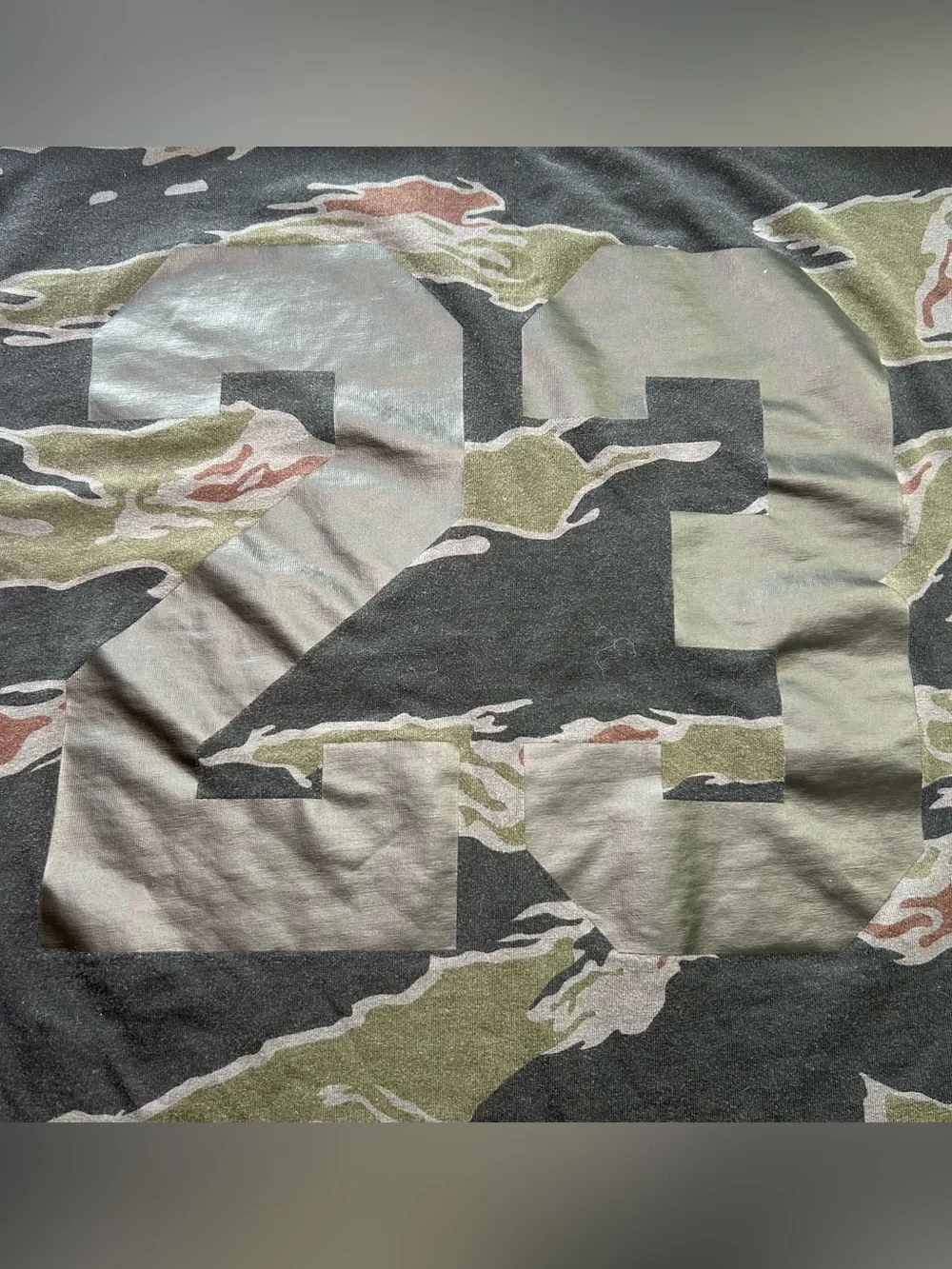 Jordan Sportswear Tech Men's 3XL Graphic Long-Sleeve T-Shirt Camo Jumpman #23